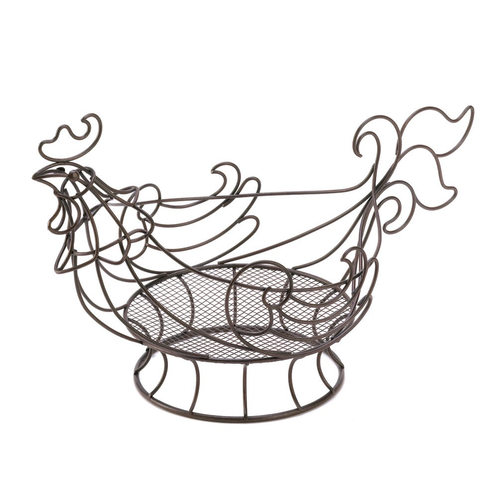 Country rooster basket