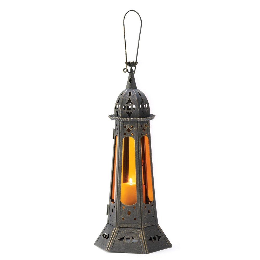 Gothic tower candle lantern