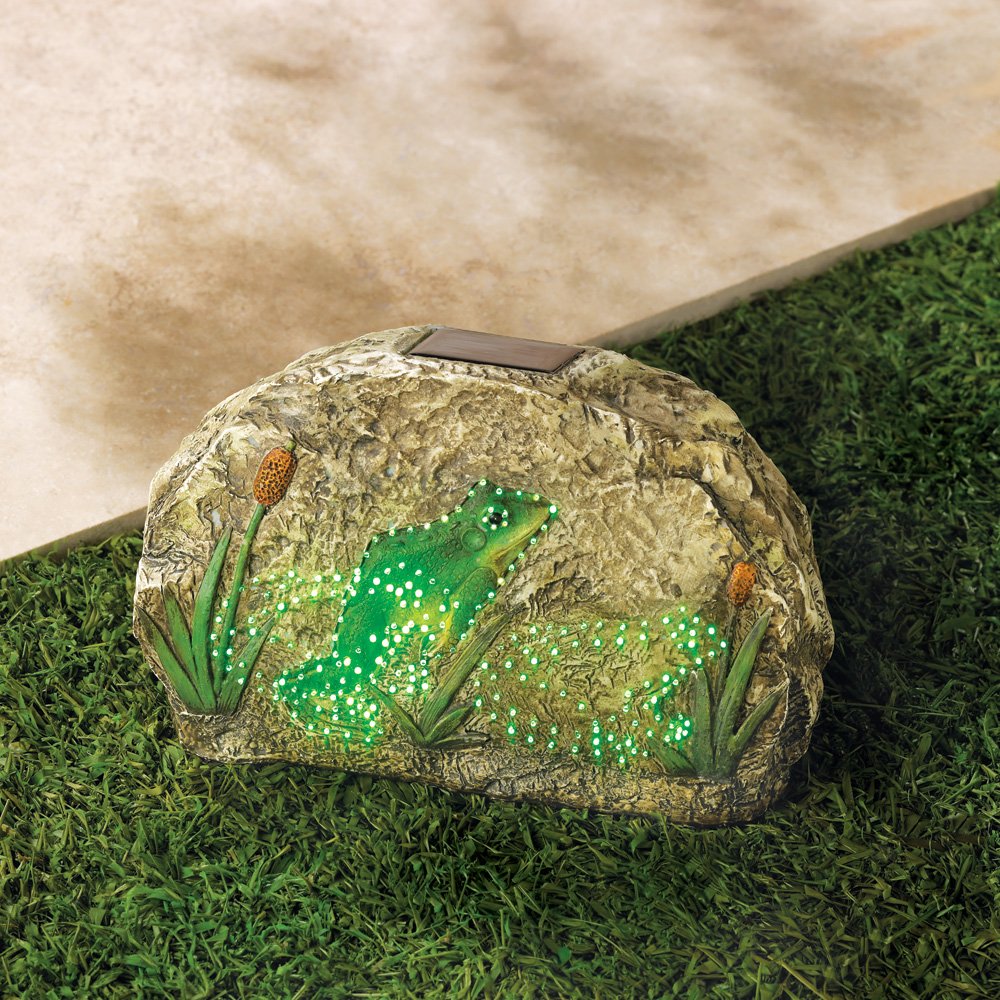 Magic motion frog garden stone