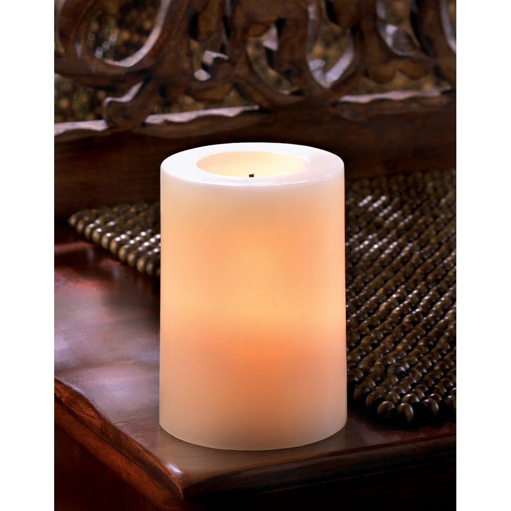 Vanilla scented led candle