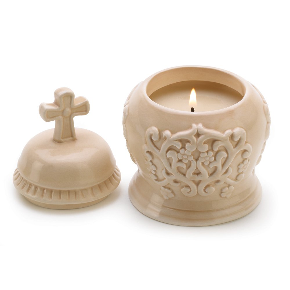 Cathedral lidded candle