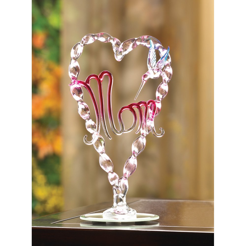 Cherished mother glass figurin