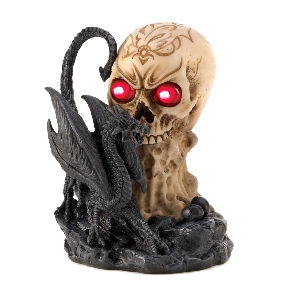 Dragonskull lighted figurine