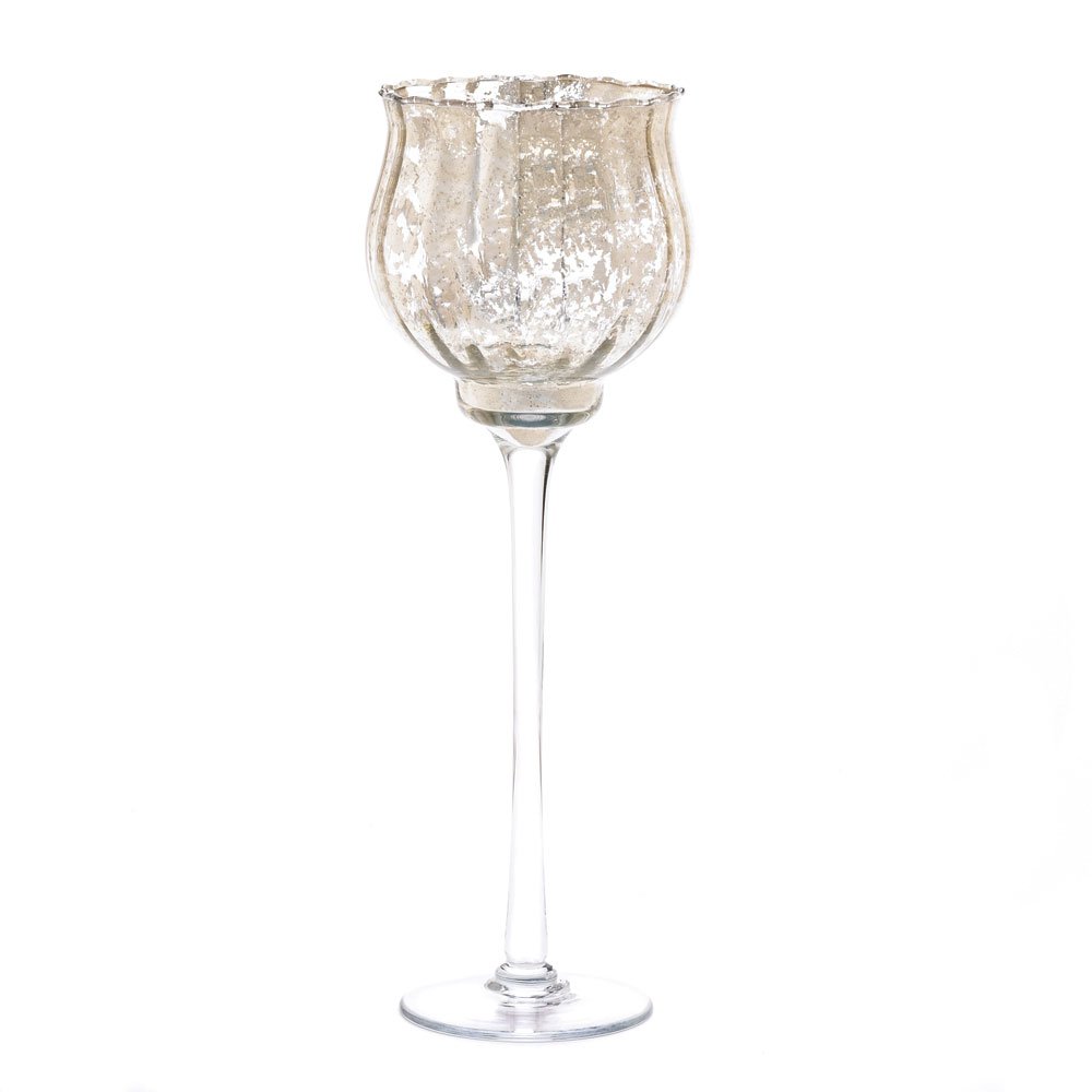Tall chalice candleholder