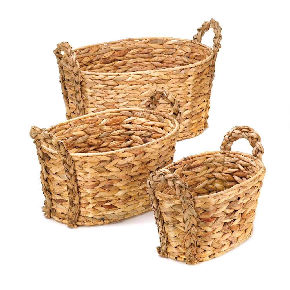 Rural woven nesting baskets