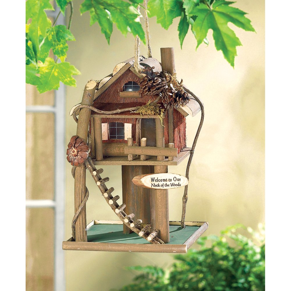 Treehouse birdhouse