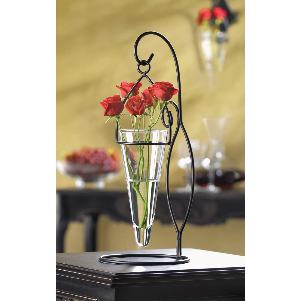 Tabletop hanging vase