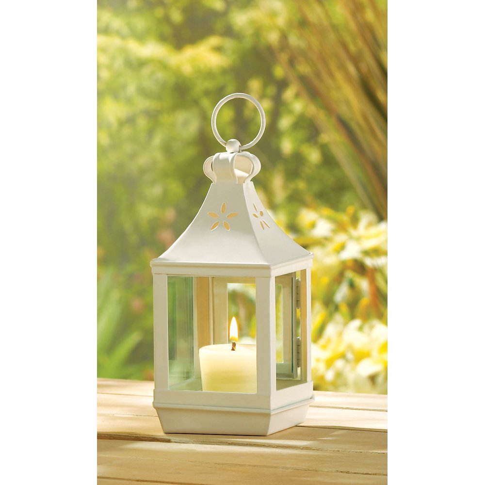 Mini cutwork garden lantern