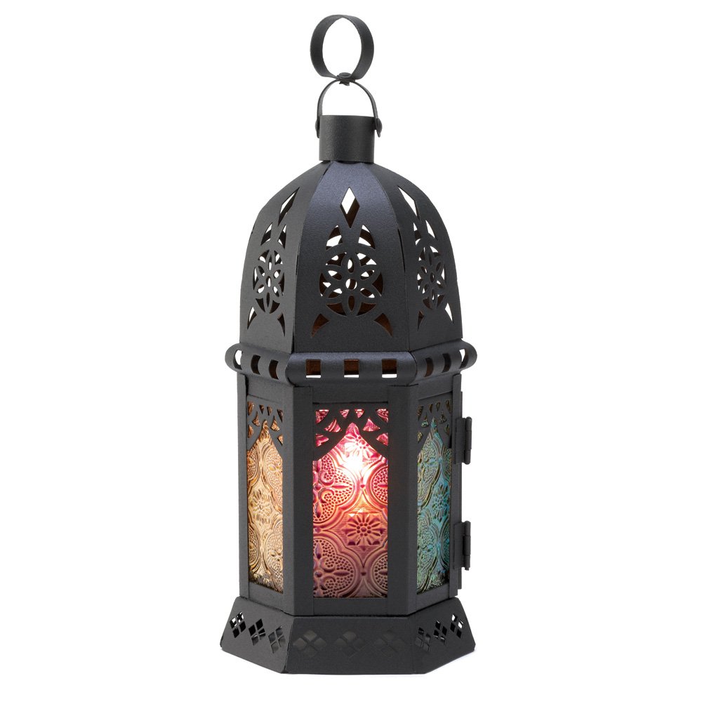 Enchanted rainbow candle lante