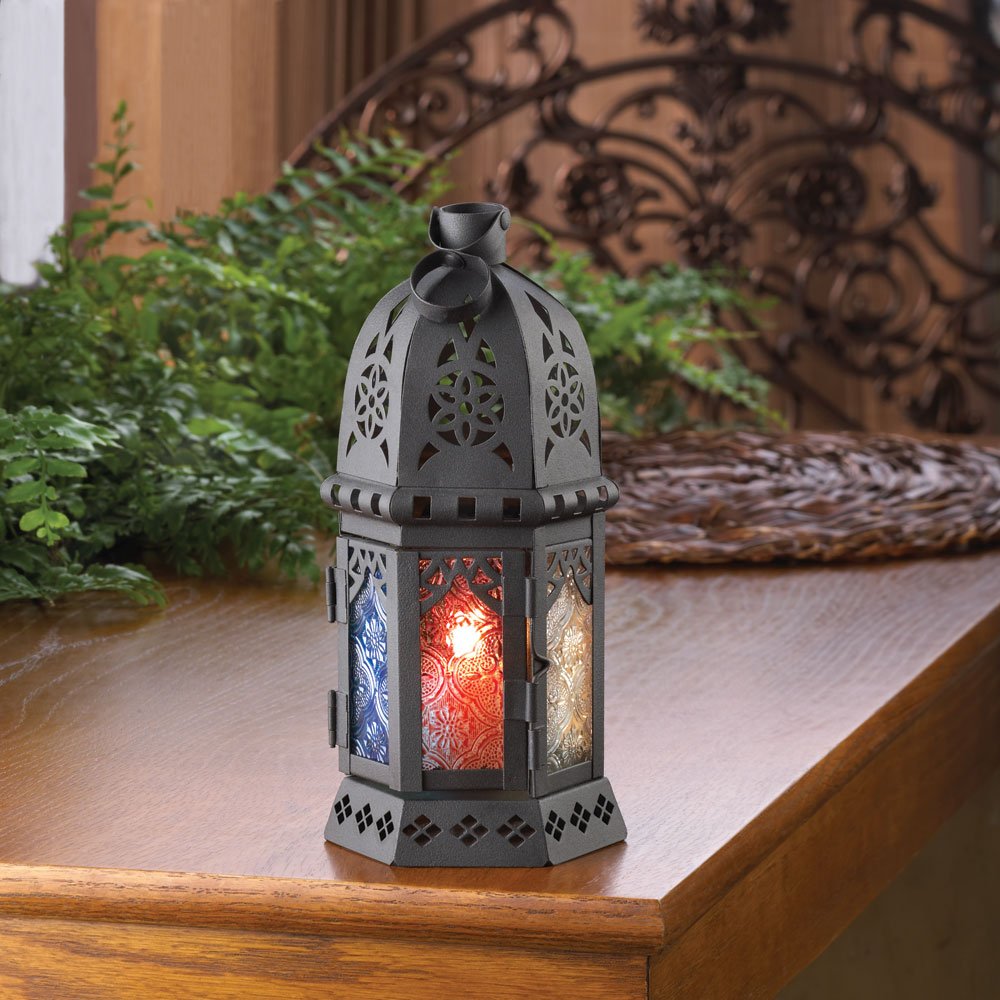 Enchanted rainbow candle lante