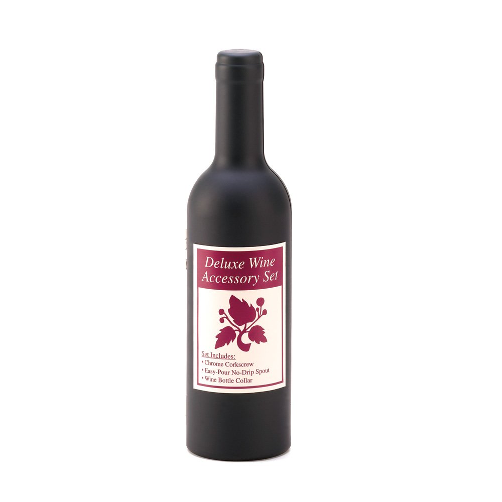 Deluxe wine bottle accessories