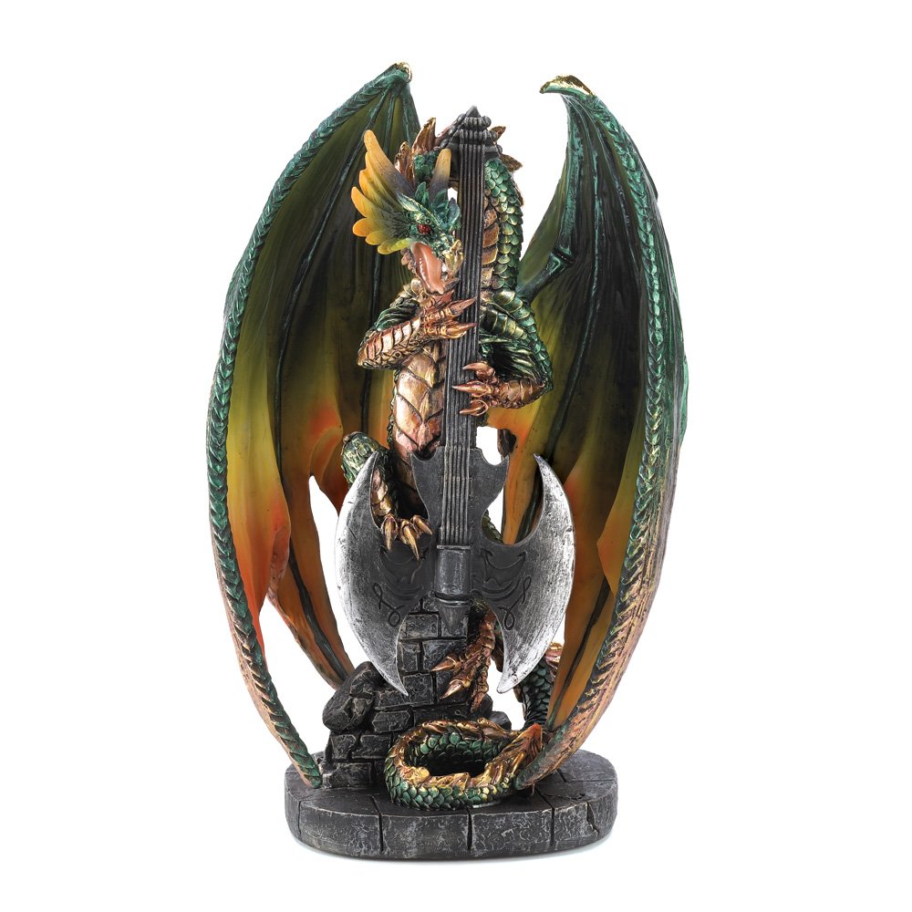 Jade-fire guitar dragon