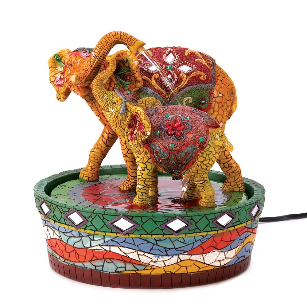 Joyful elephant fountain