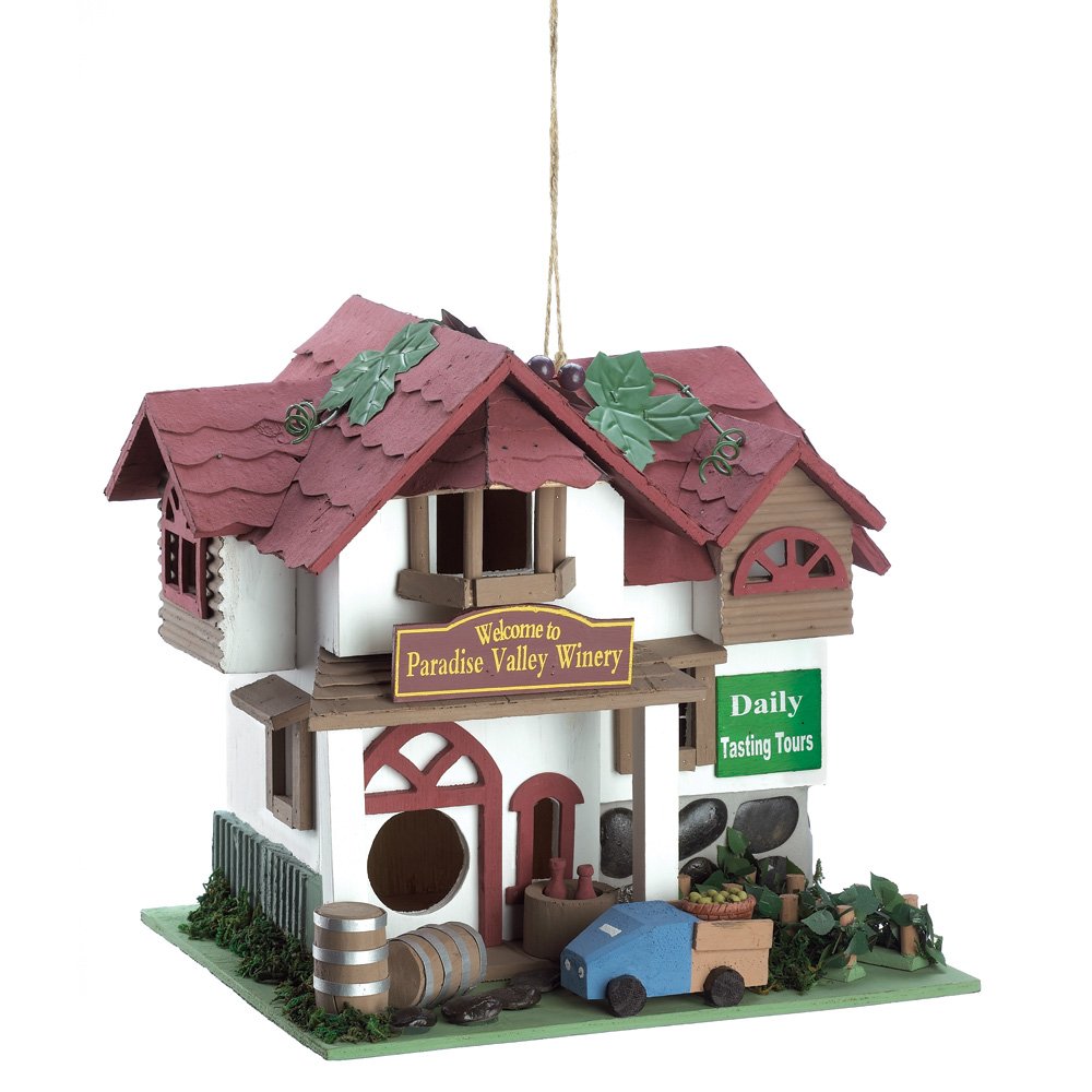 Paradise winery birdhouse