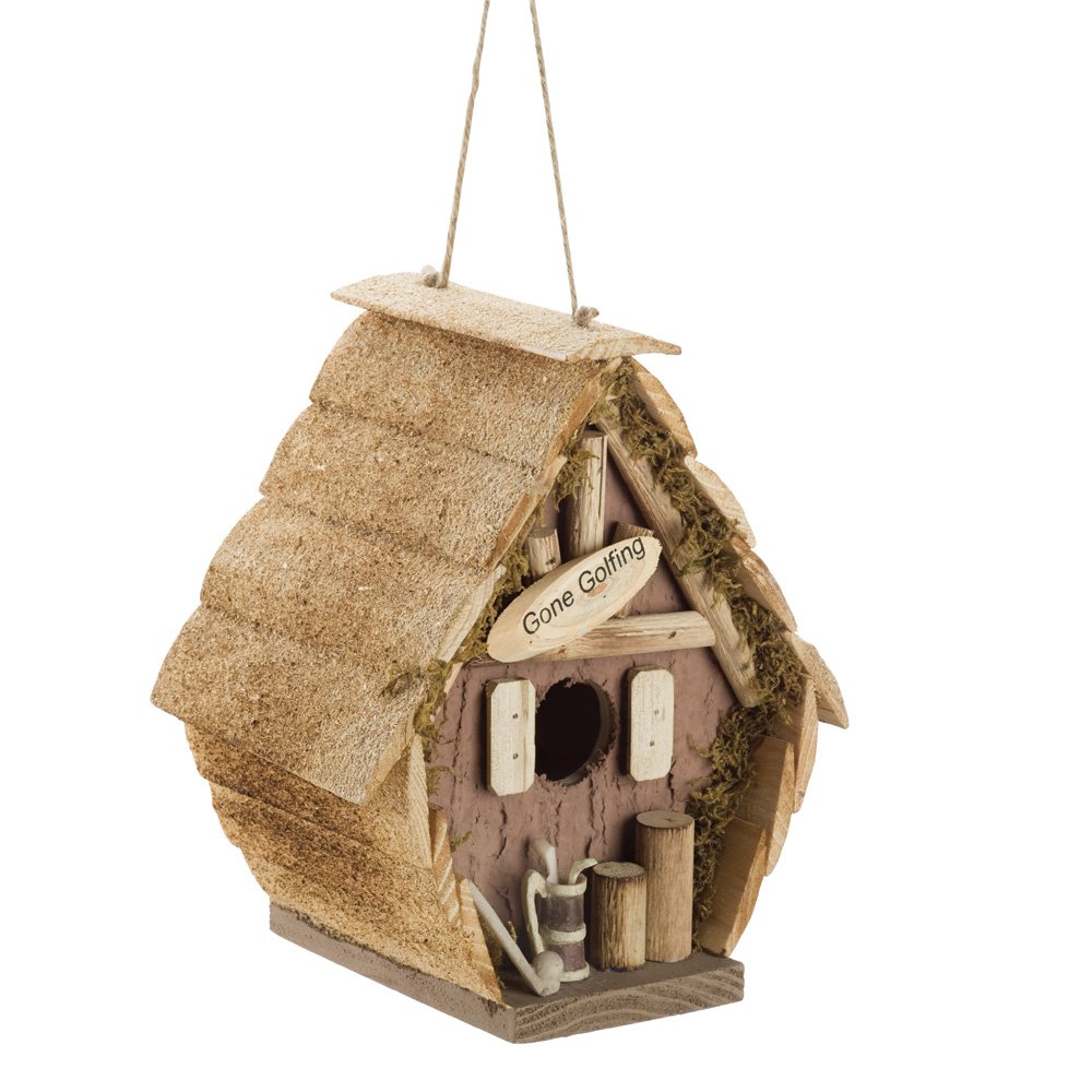 Gone golfing birdhouse