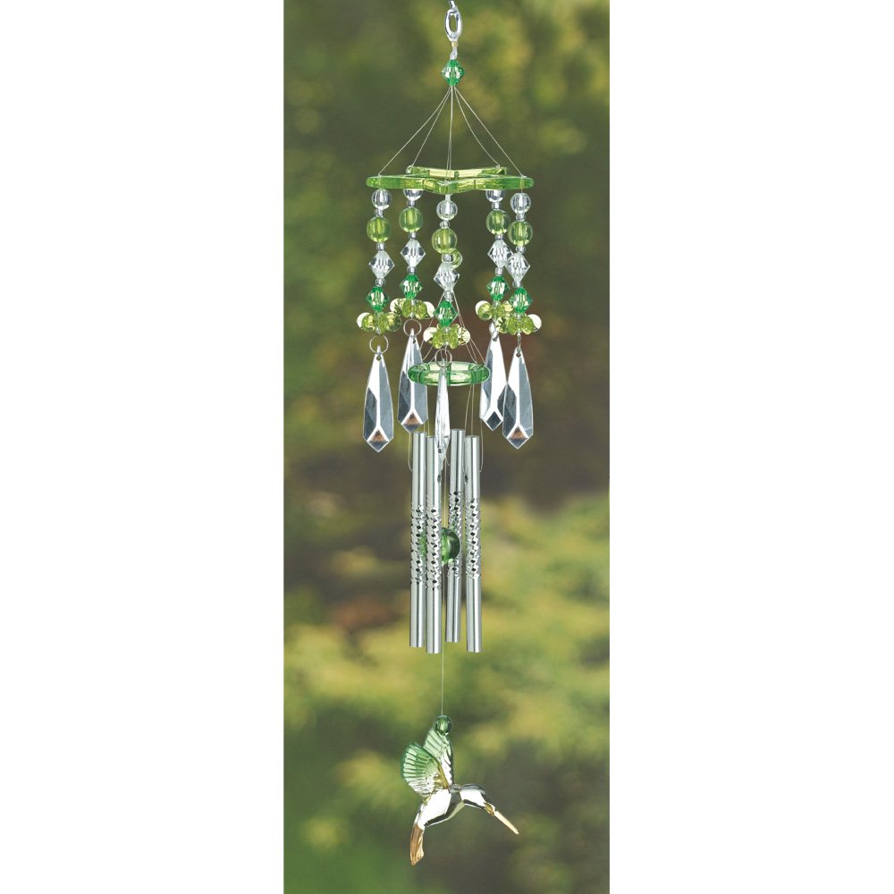Green hummingbirds chime