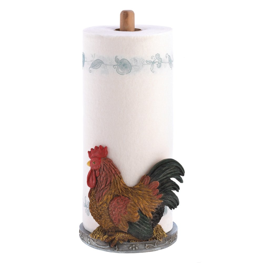 Country rooster paper towel ho