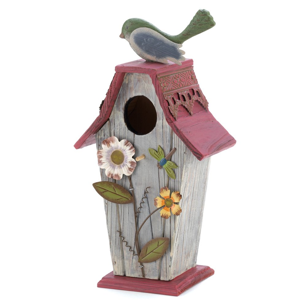 Garden cottage birdhouse