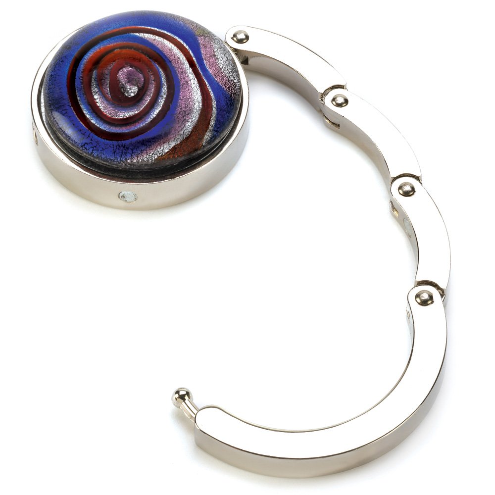Art glass handbag hanger