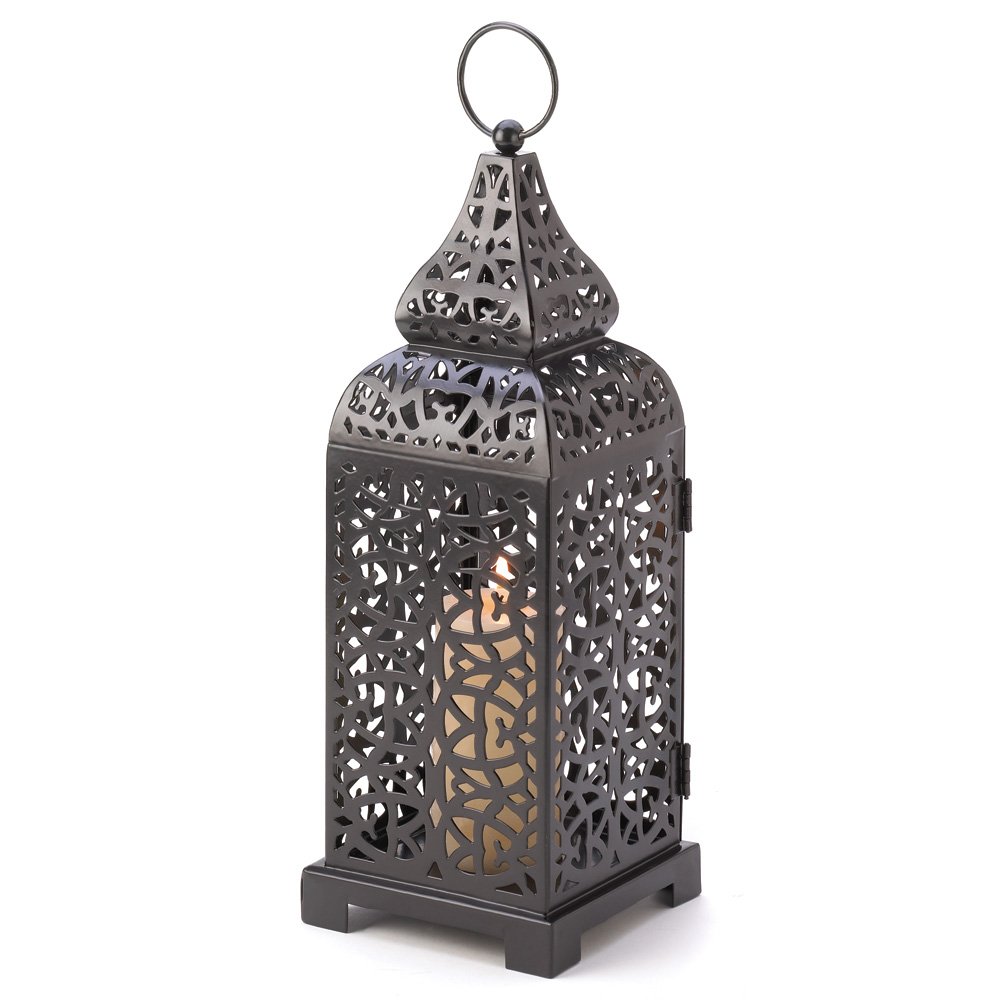 Moroccan tower candle lantern