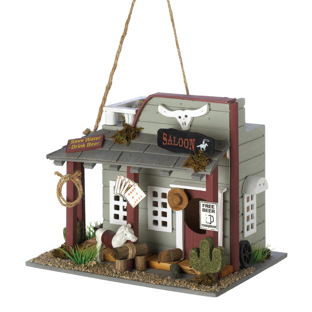 Wild horse saloon birdhouse