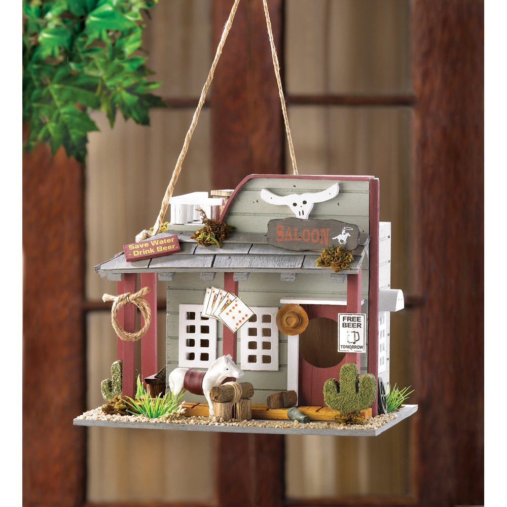 Wild horse saloon birdhouse