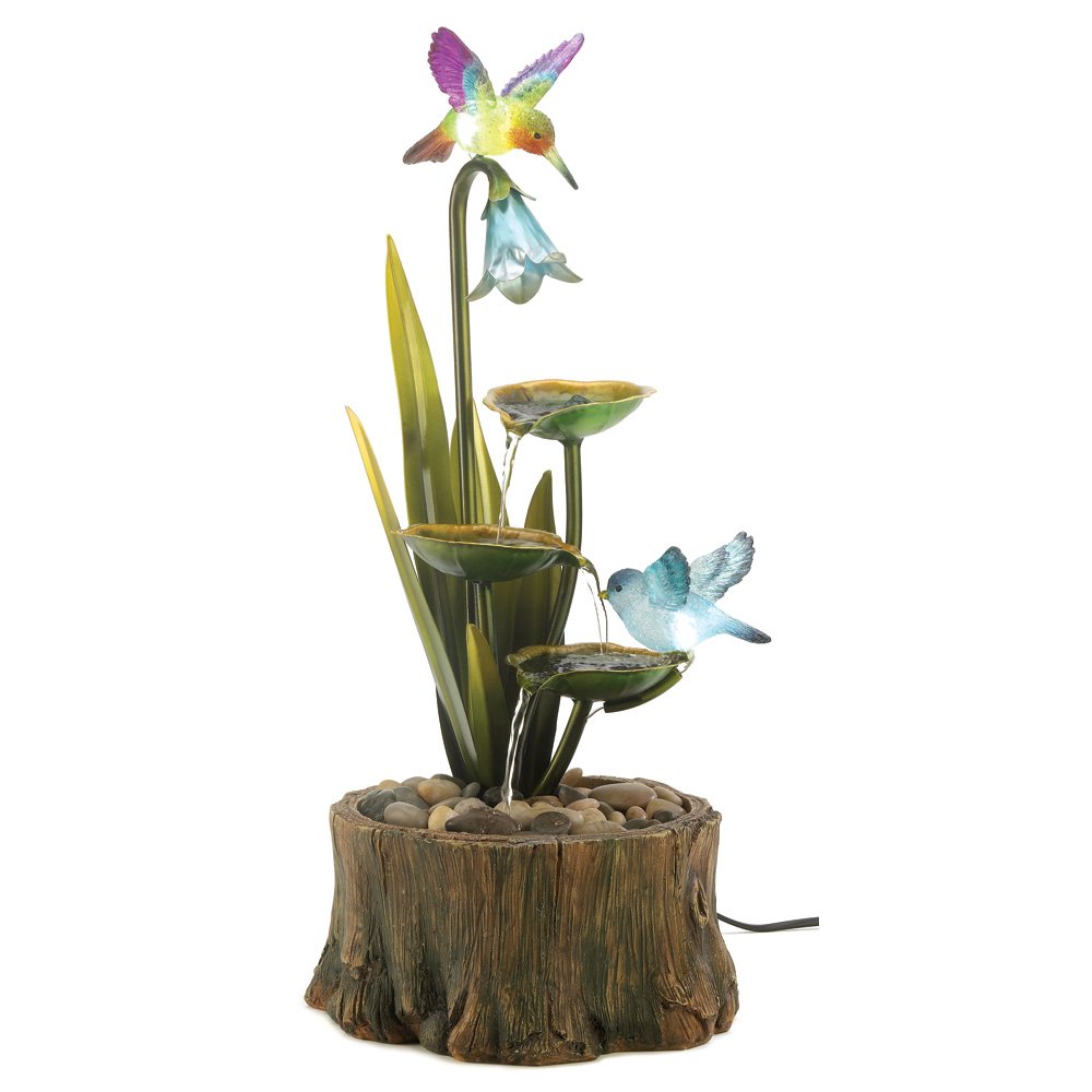Hummingbird haven fountain