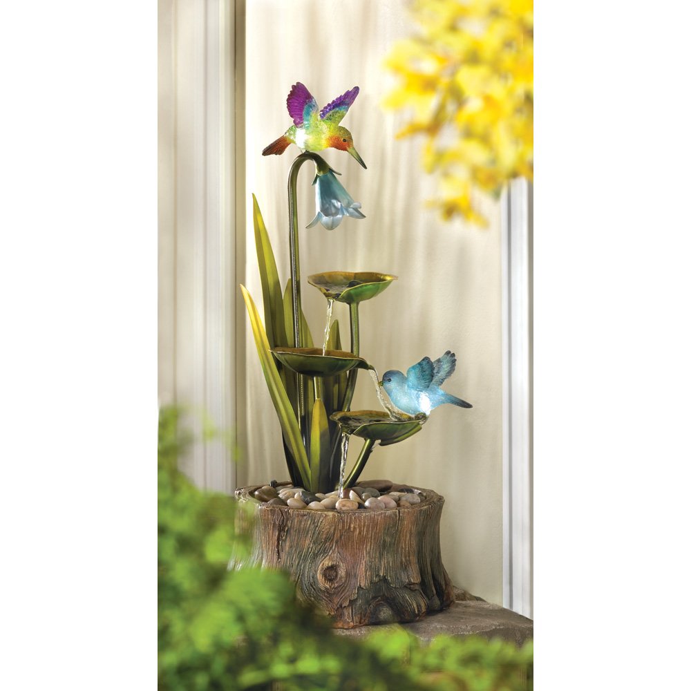 Hummingbird haven fountain