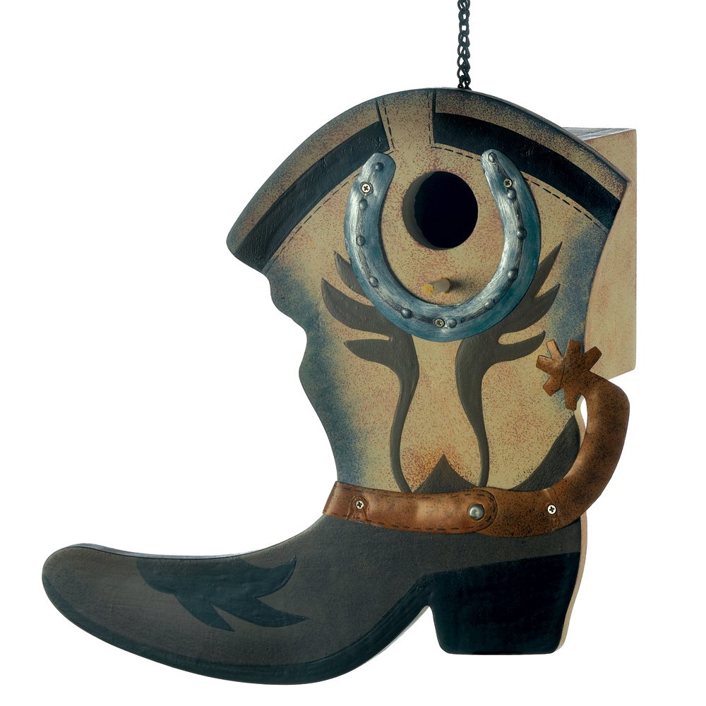 Western boot birdhouse