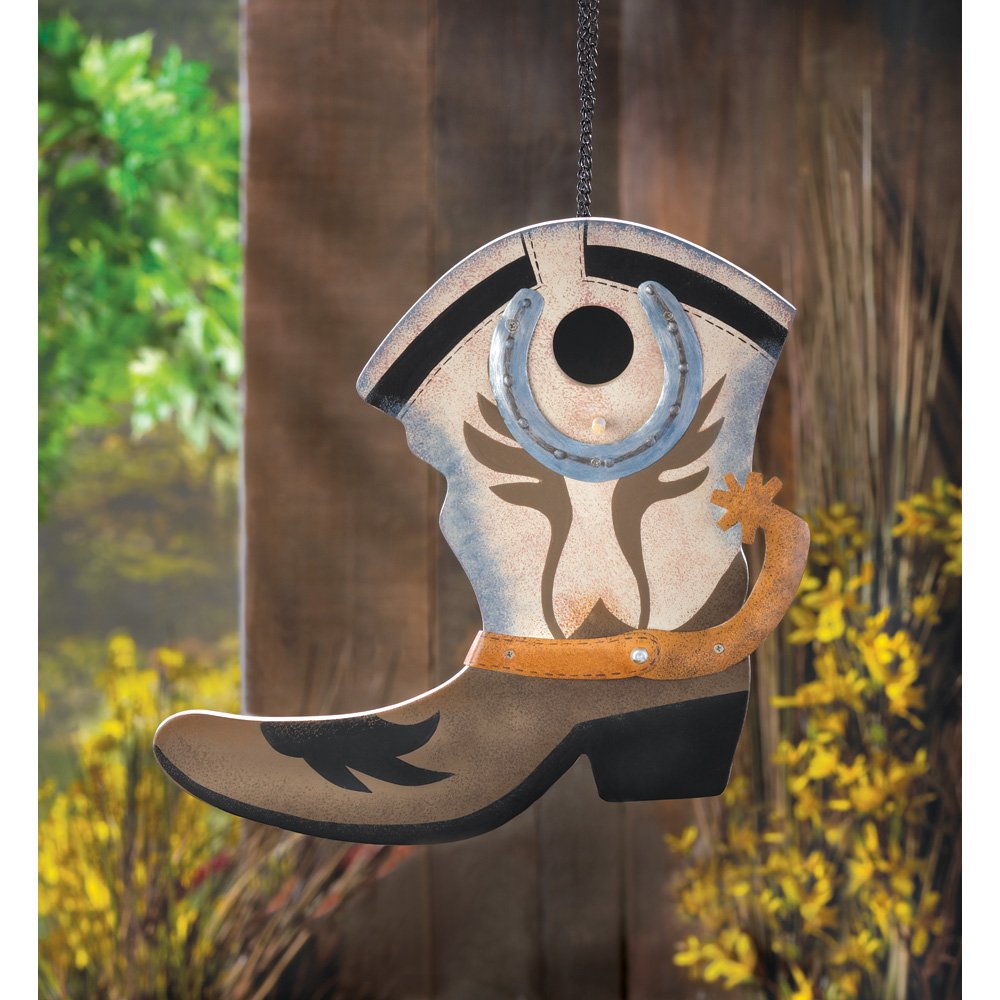 Western boot birdhouse