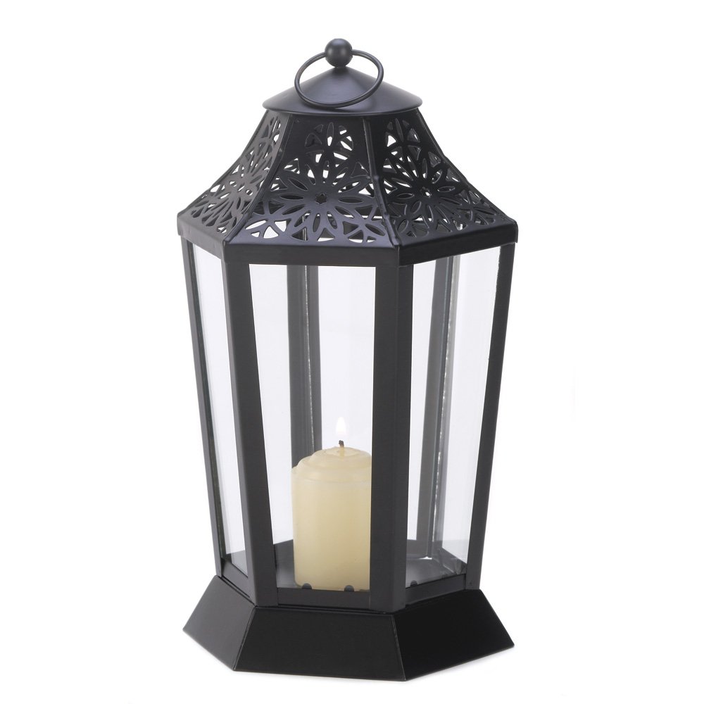 Midnight garden candle lamp
