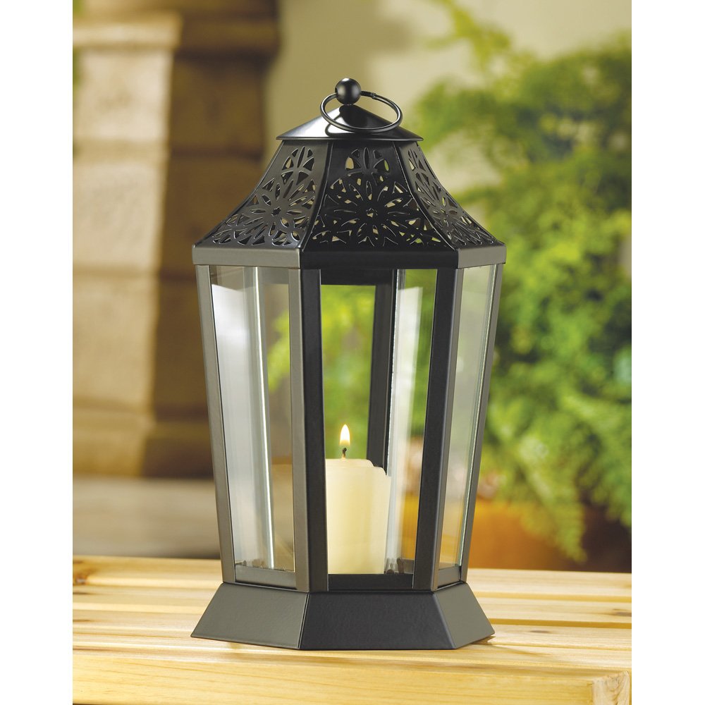 Midnight garden candle lamp