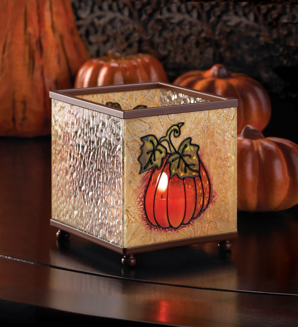 Pumpkin vine candleholder