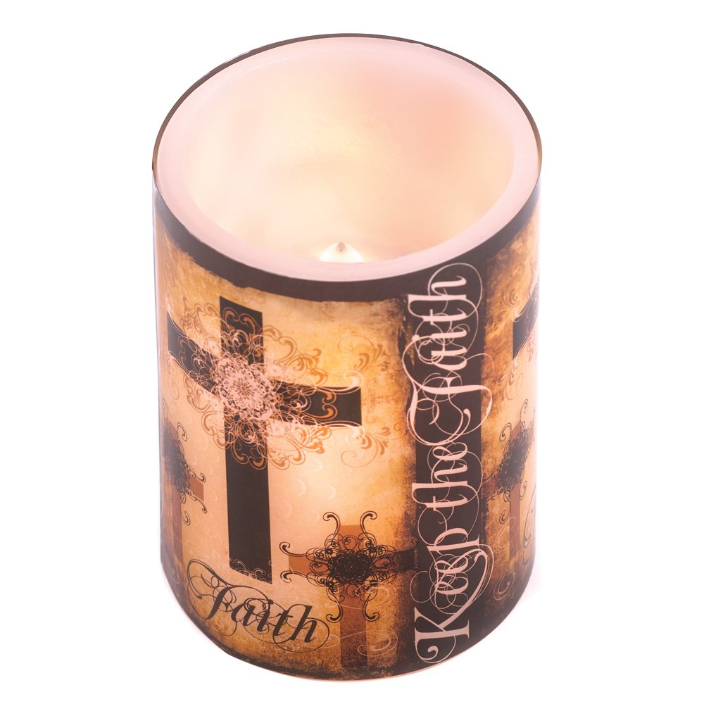Keep the faith flameless candl