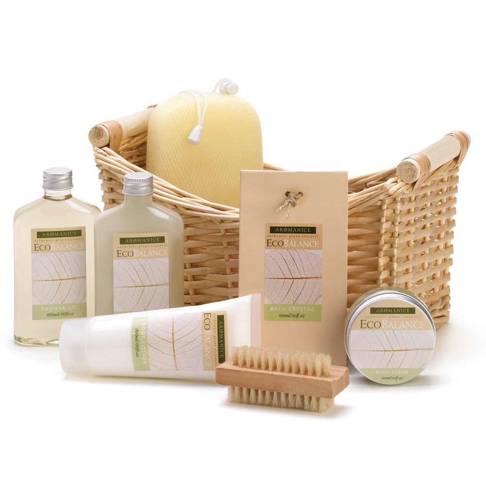 Lemongrass eucalyptus spa set