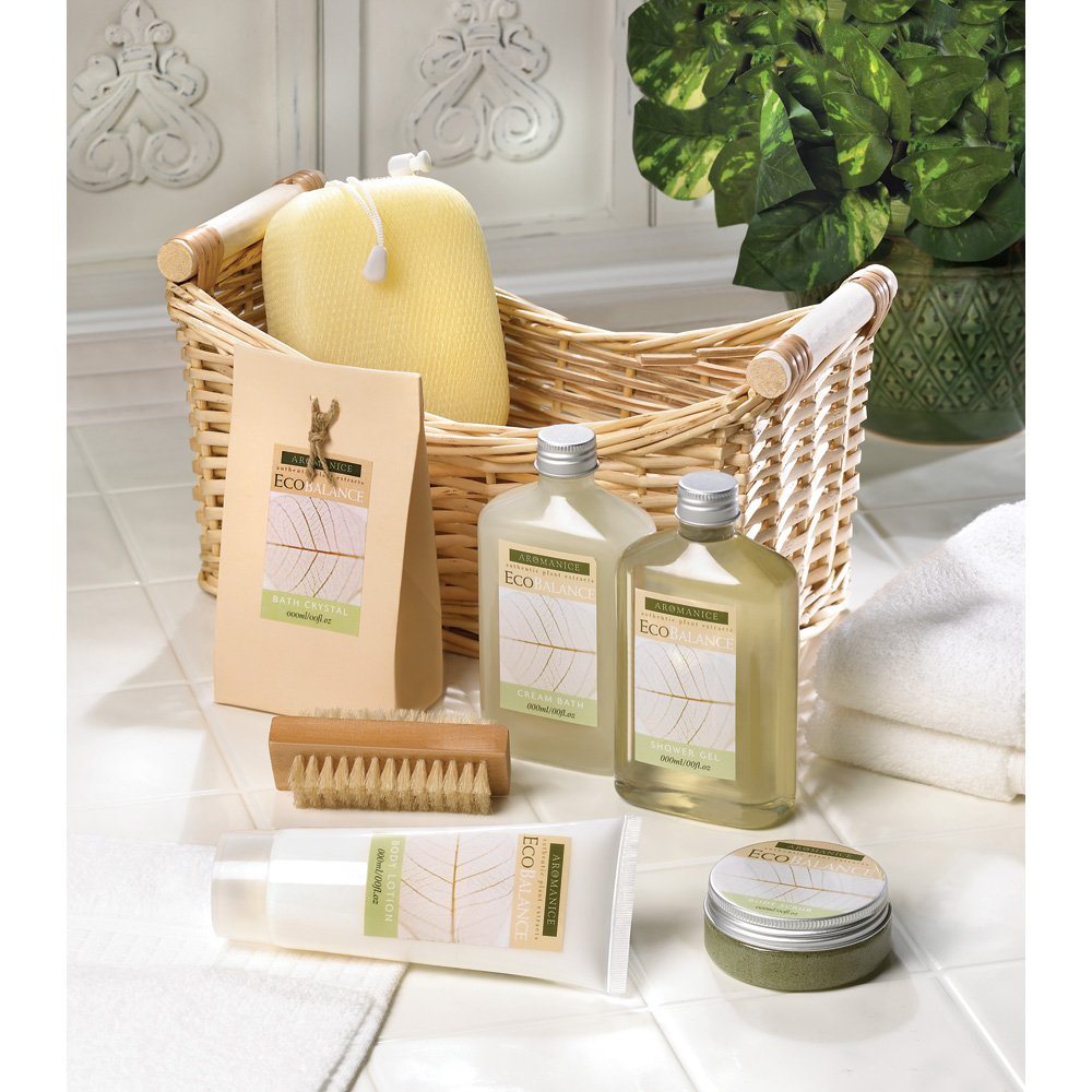 Lemongrass eucalyptus spa set