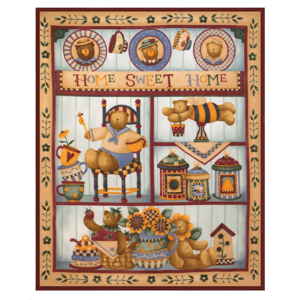 Home sweet home fleece blanket