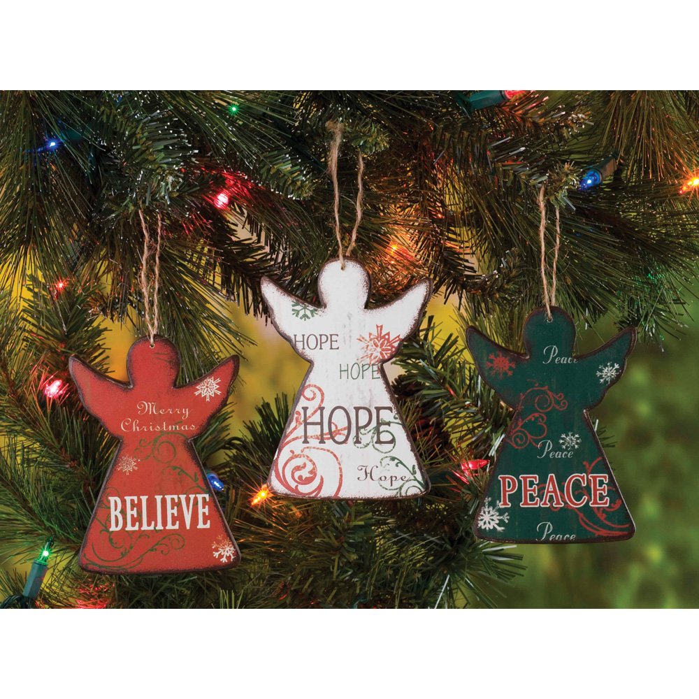Sentimental angel ornaments