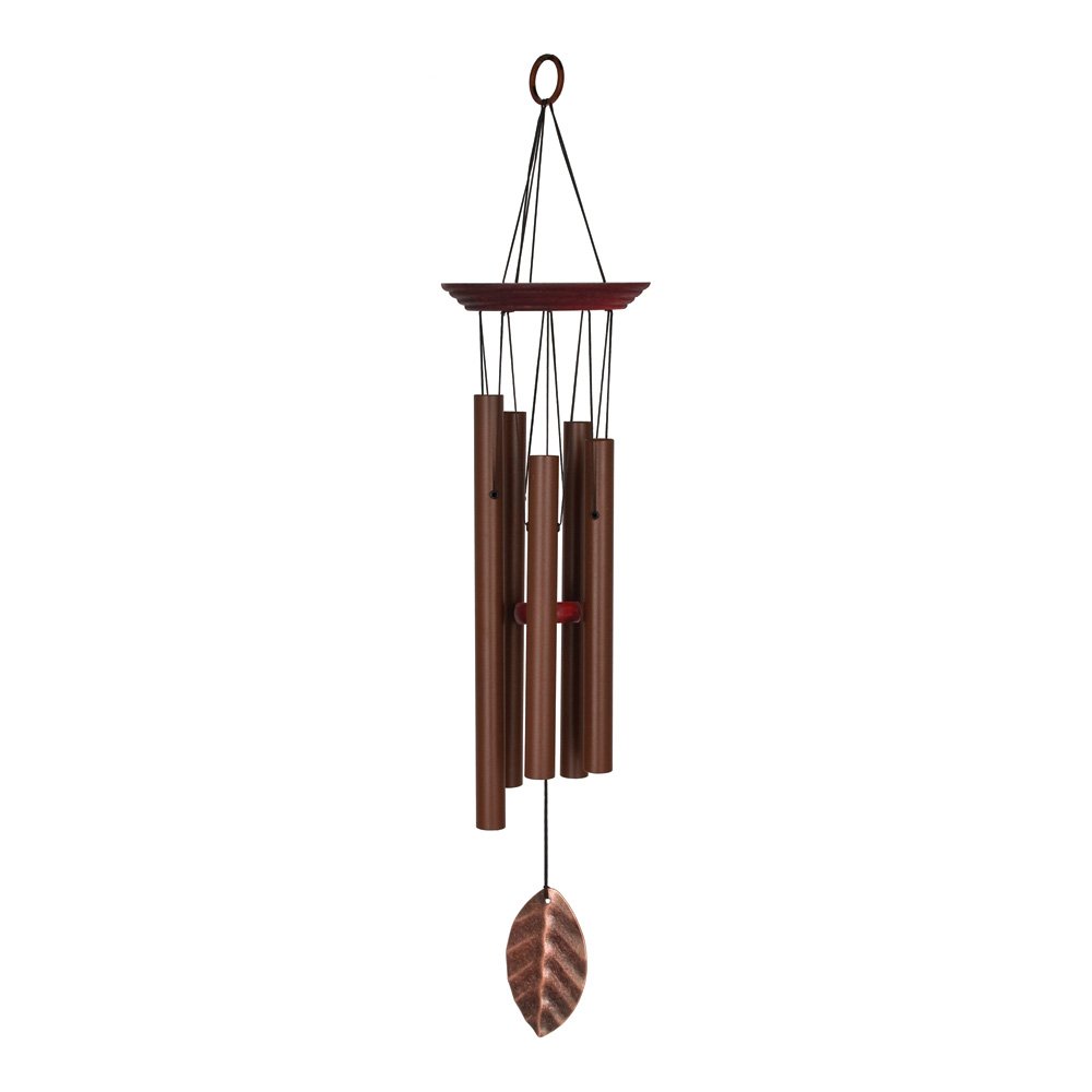 Copper leaf windchime