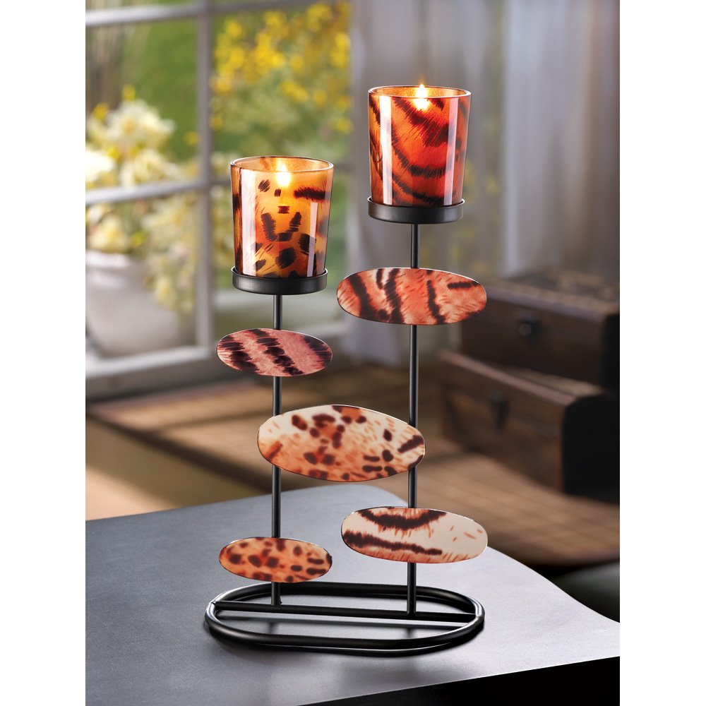 Tiger-riffic candleholder