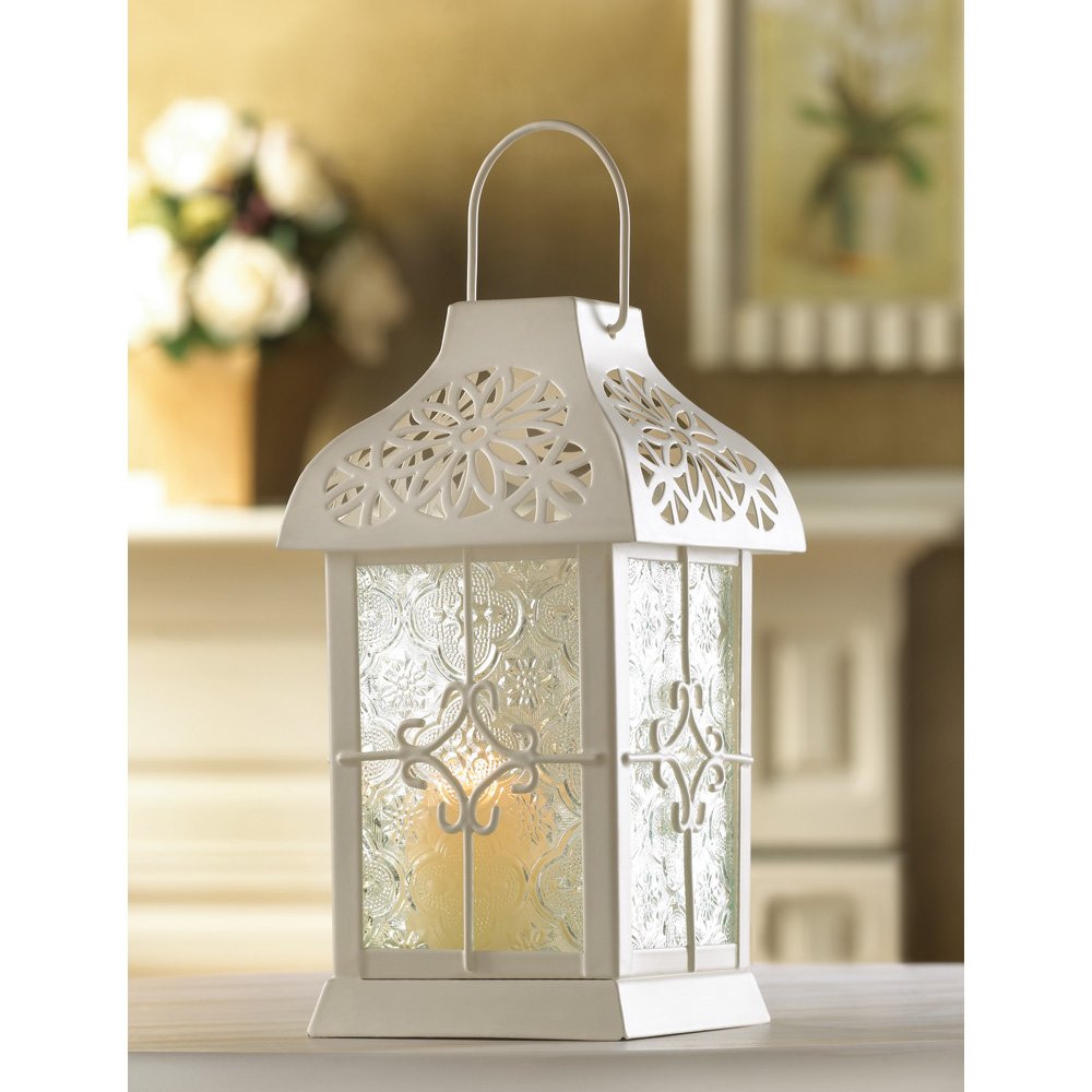 Daisy gazebo candle lantern