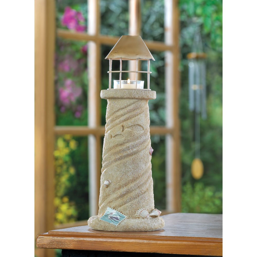 Sandcastle lighthouse c-lamp