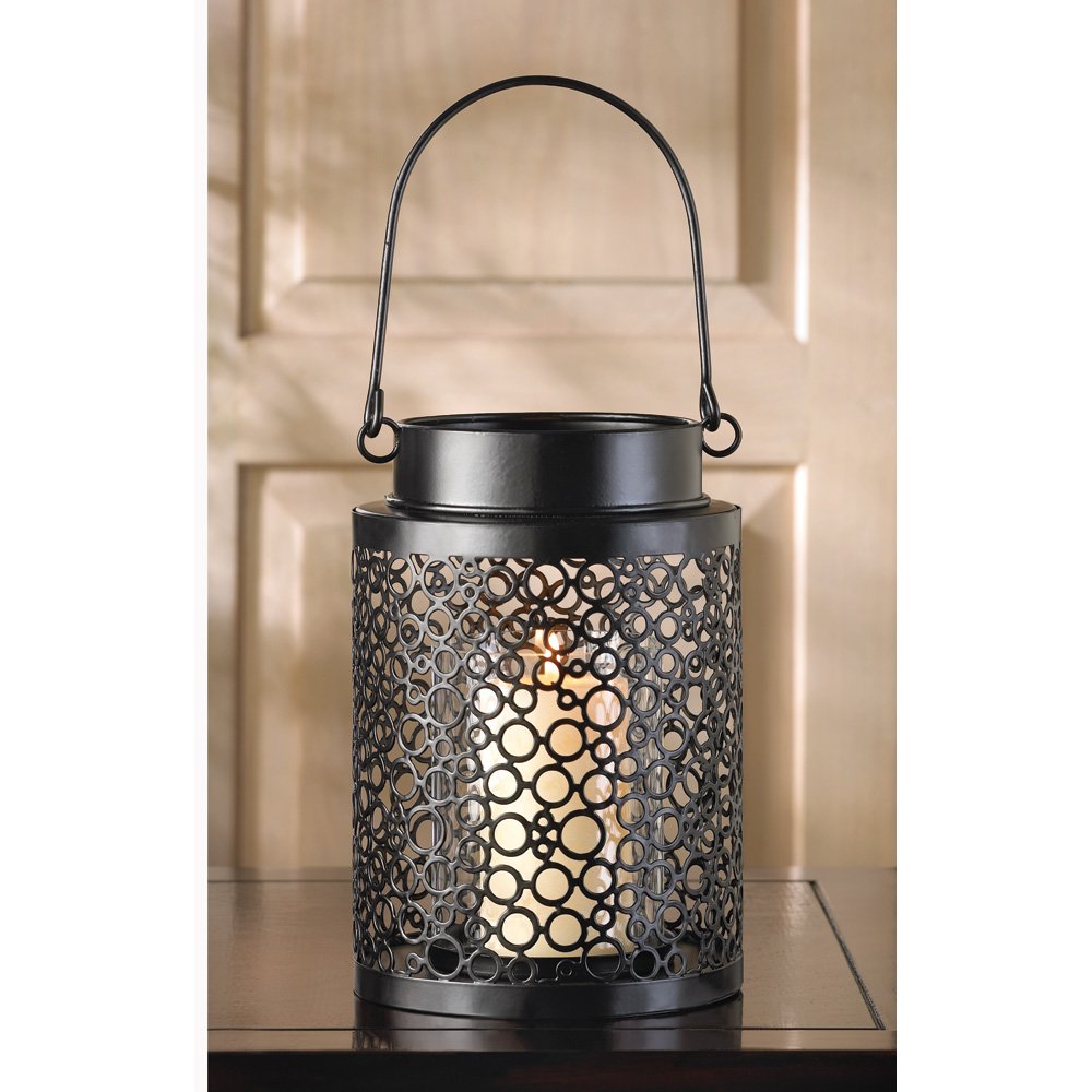 Tiny bubbles candle lantern