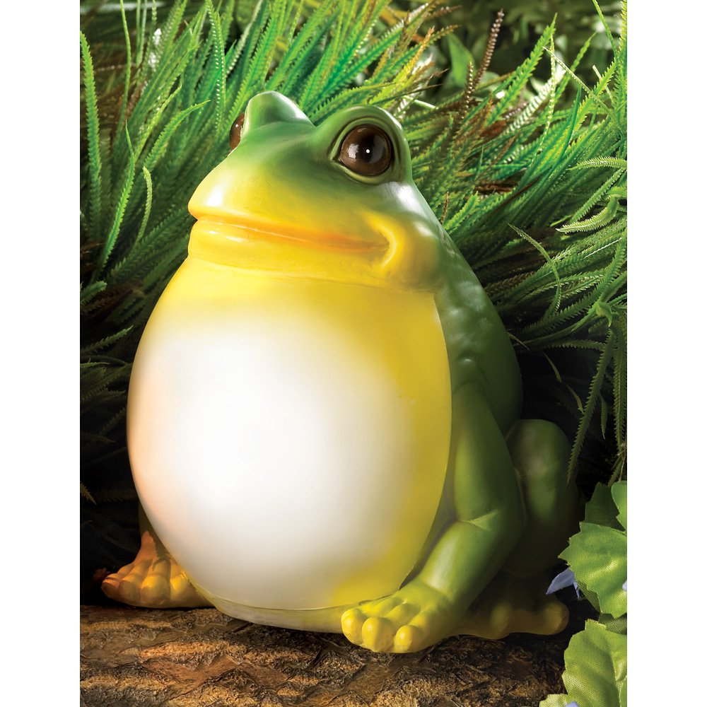 Bullfrog garden solar light
