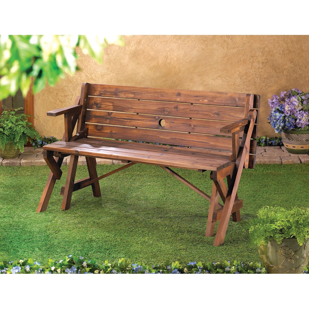 Convertible garden table