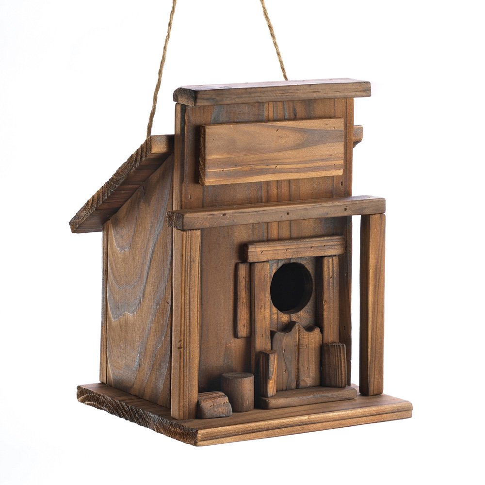 Western saloon birdhouse