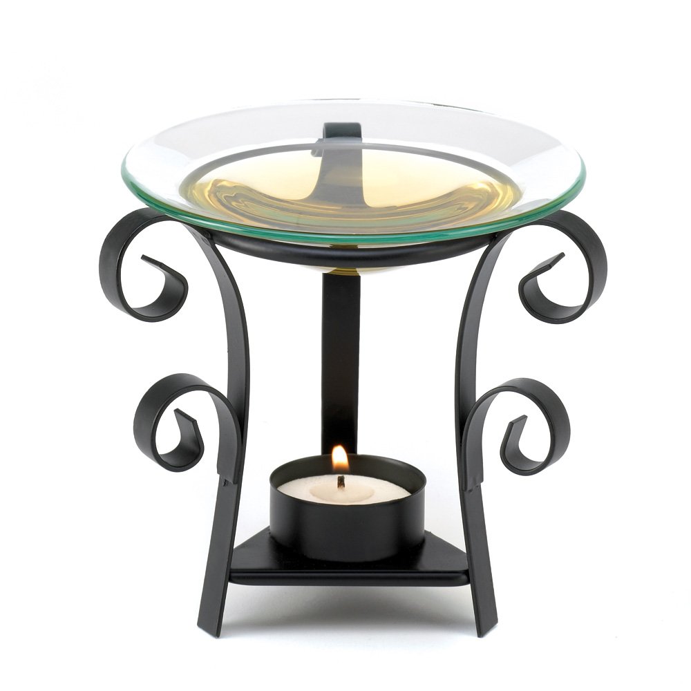Curlicue oil warmer