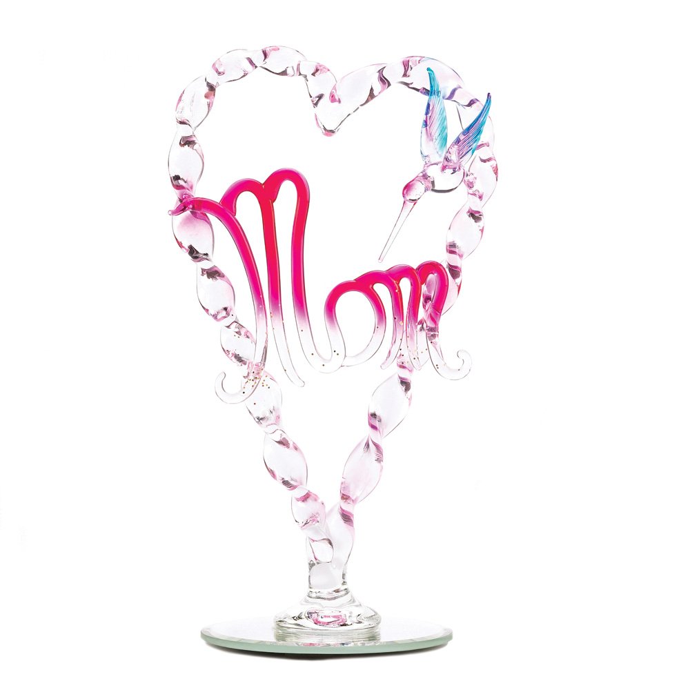 Cherished mother glass figurin