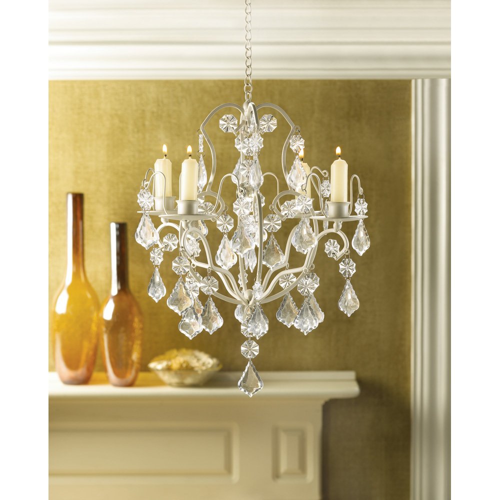 Ivory baroque chandelier