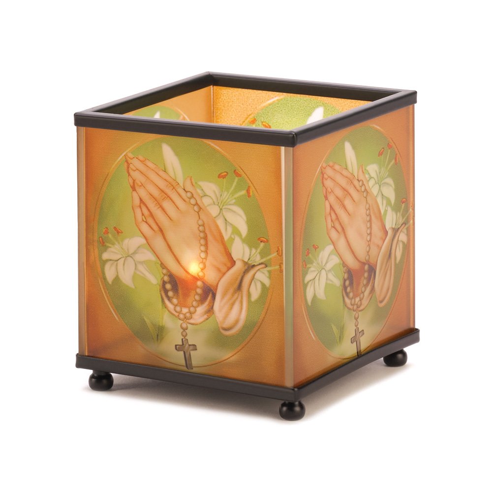 Prayer cube candleholder